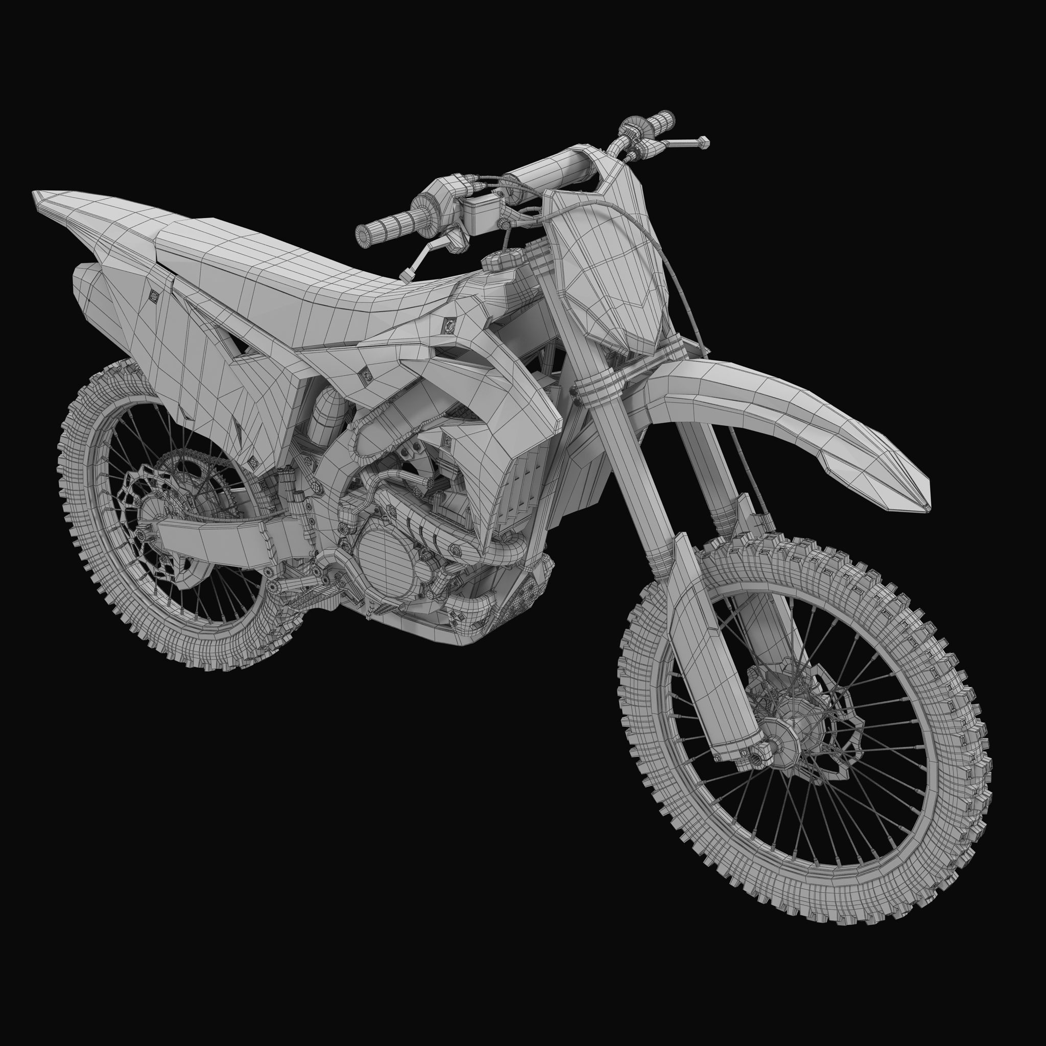 KAWASAKI KX250F 3D model_20