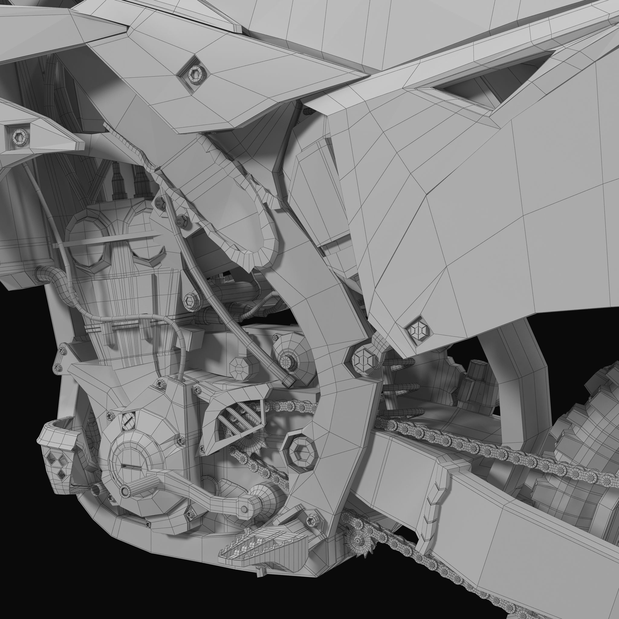 KAWASAKI KX250F 3D model_25