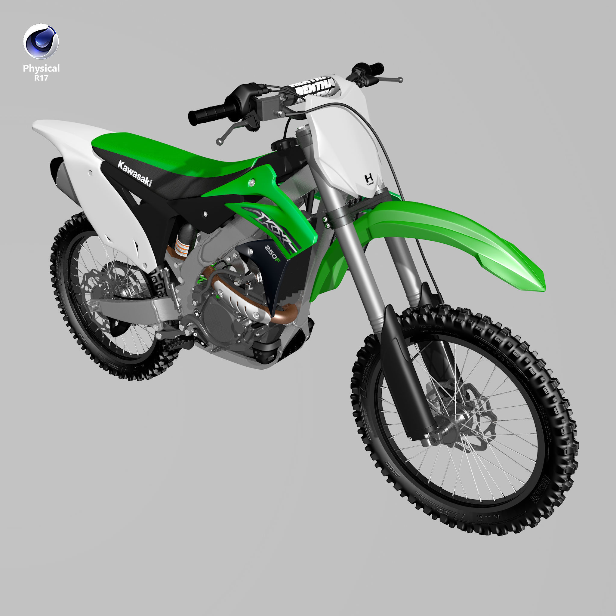 KAWASAKI KX250F 3D model_3