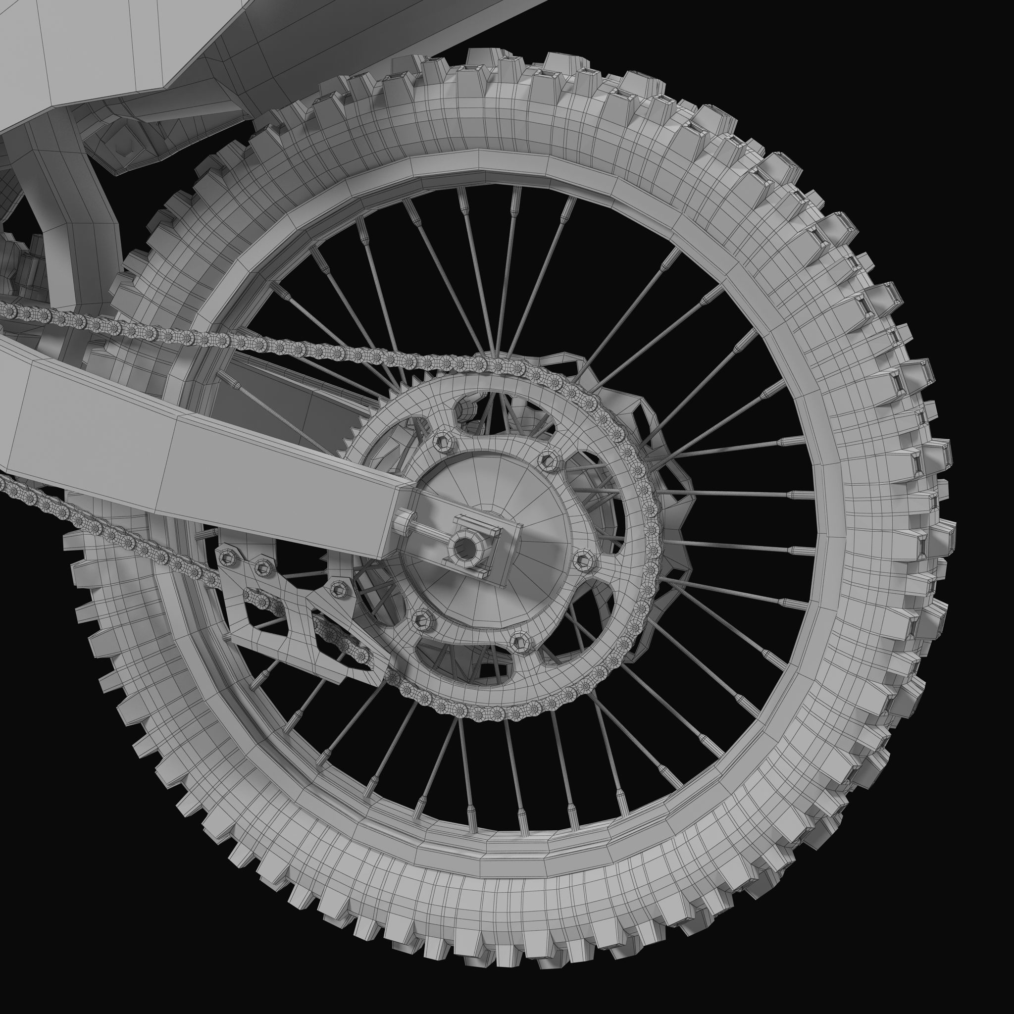 KAWASAKI KX250F 3D model_27