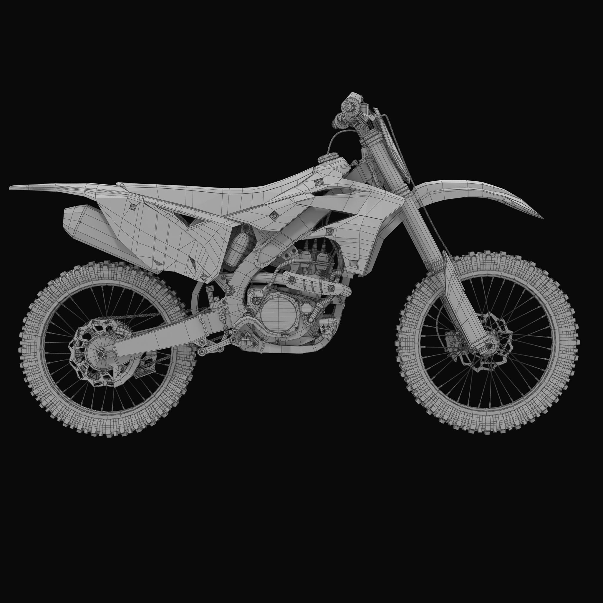 KAWASAKI KX250F 3D model_30