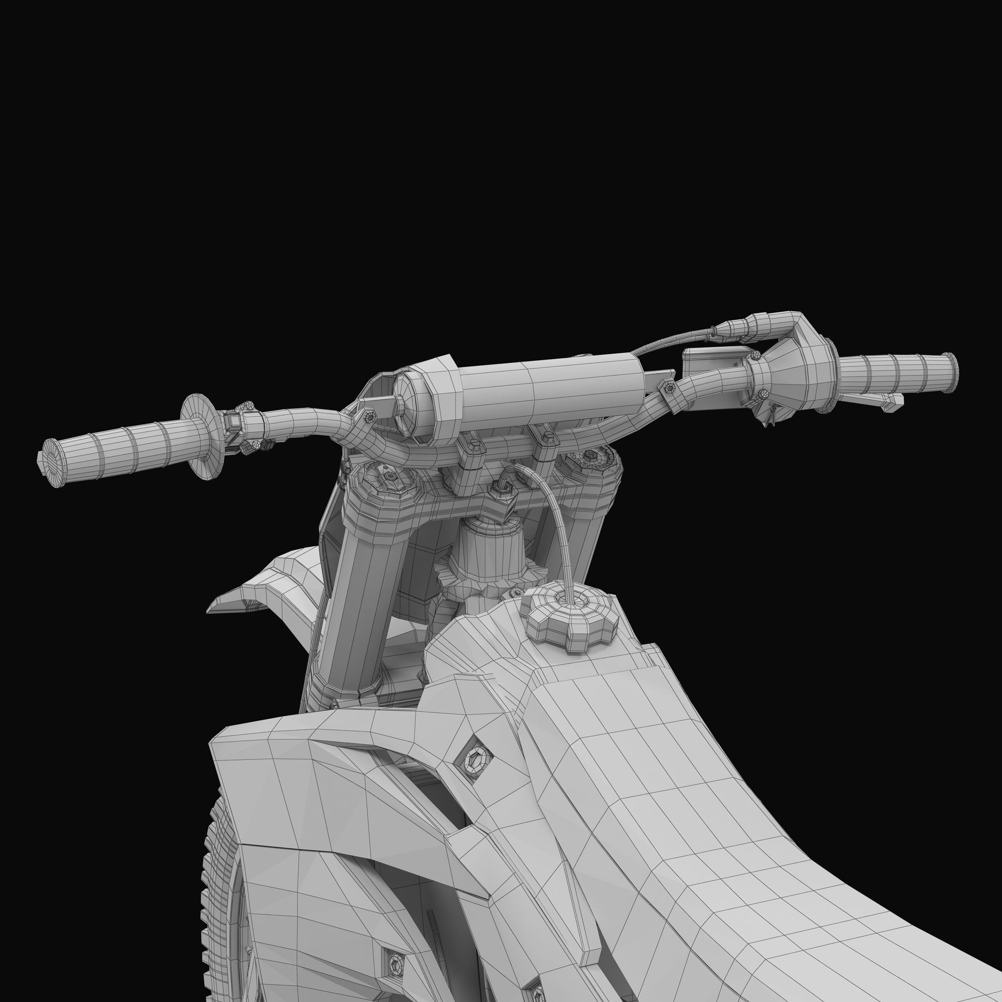 KAWASAKI KX250F 3D model_28