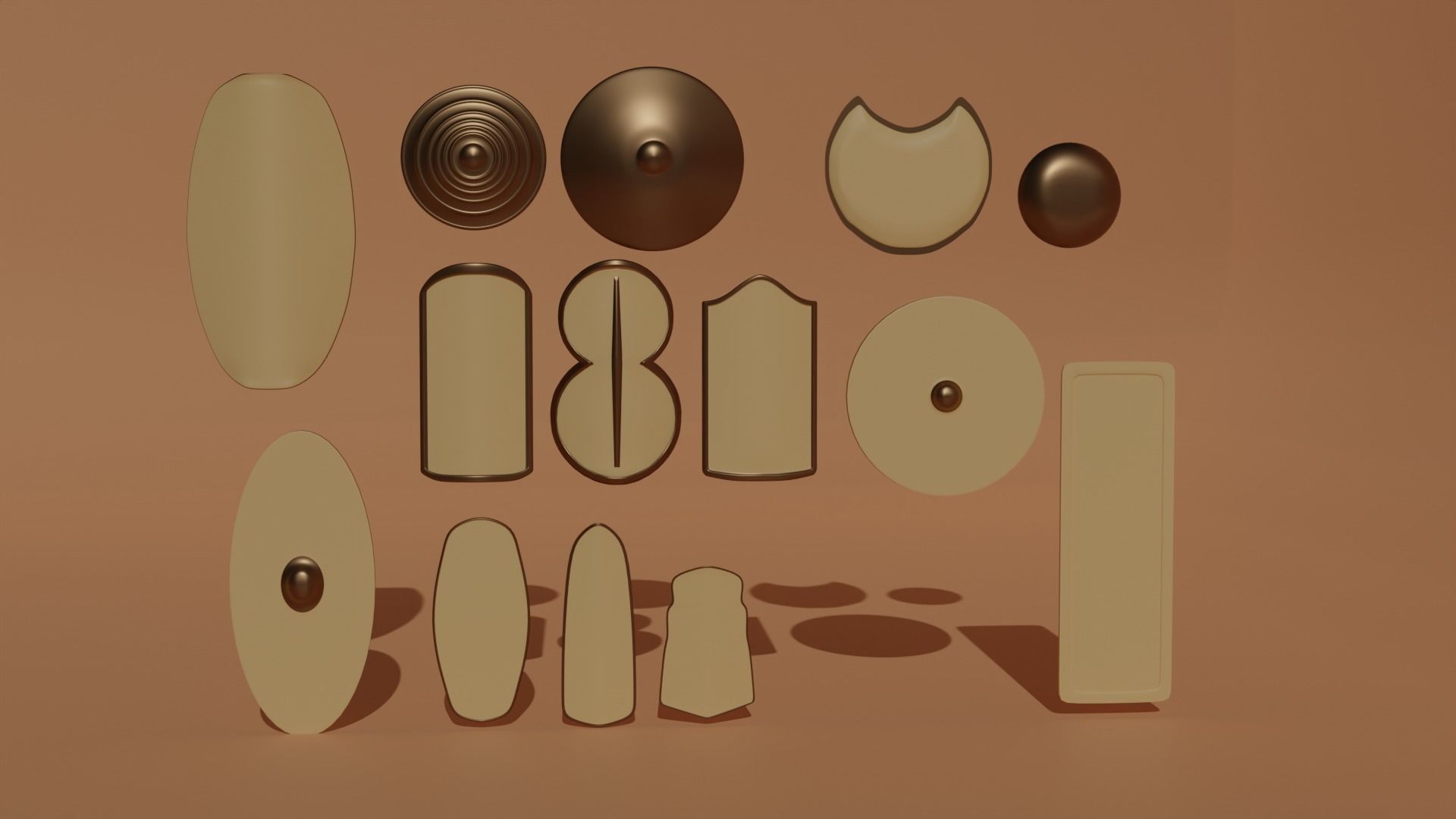 Bronze Age Weapons 3D model_5