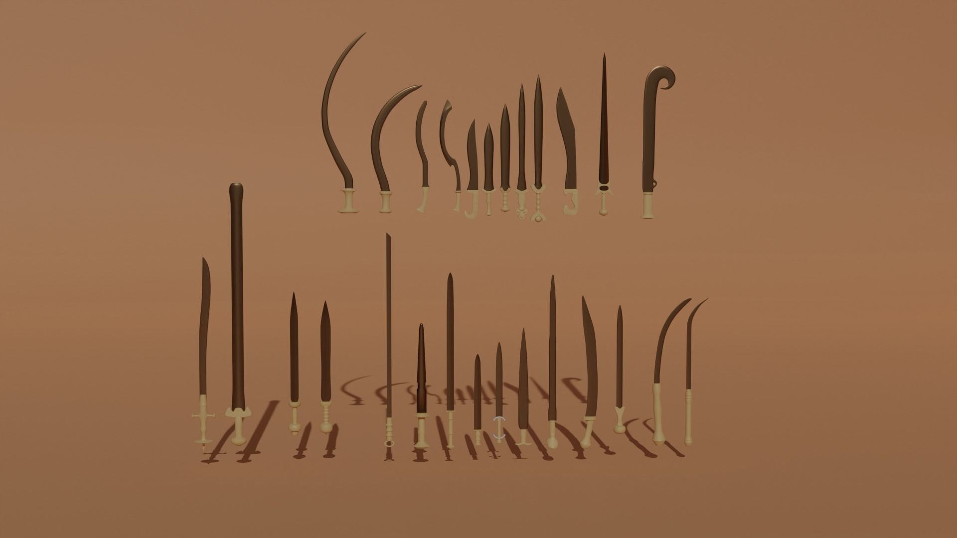 Bronze Age Weapons 3D model_1