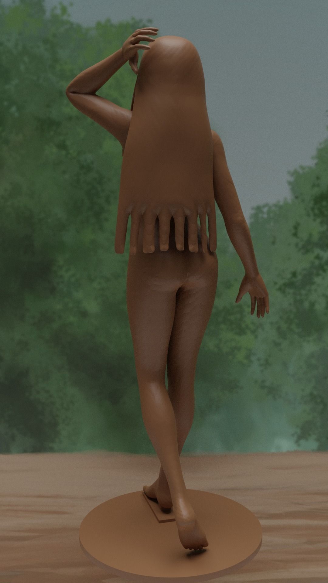 Hinata Uzumaki 3D print model_4