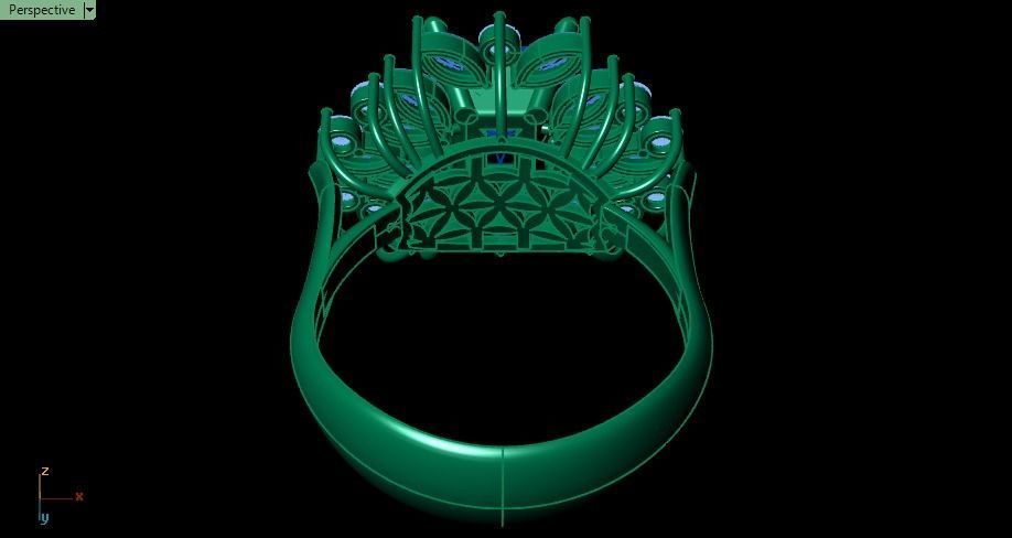 marquise diamond ring 01 3D print model_10