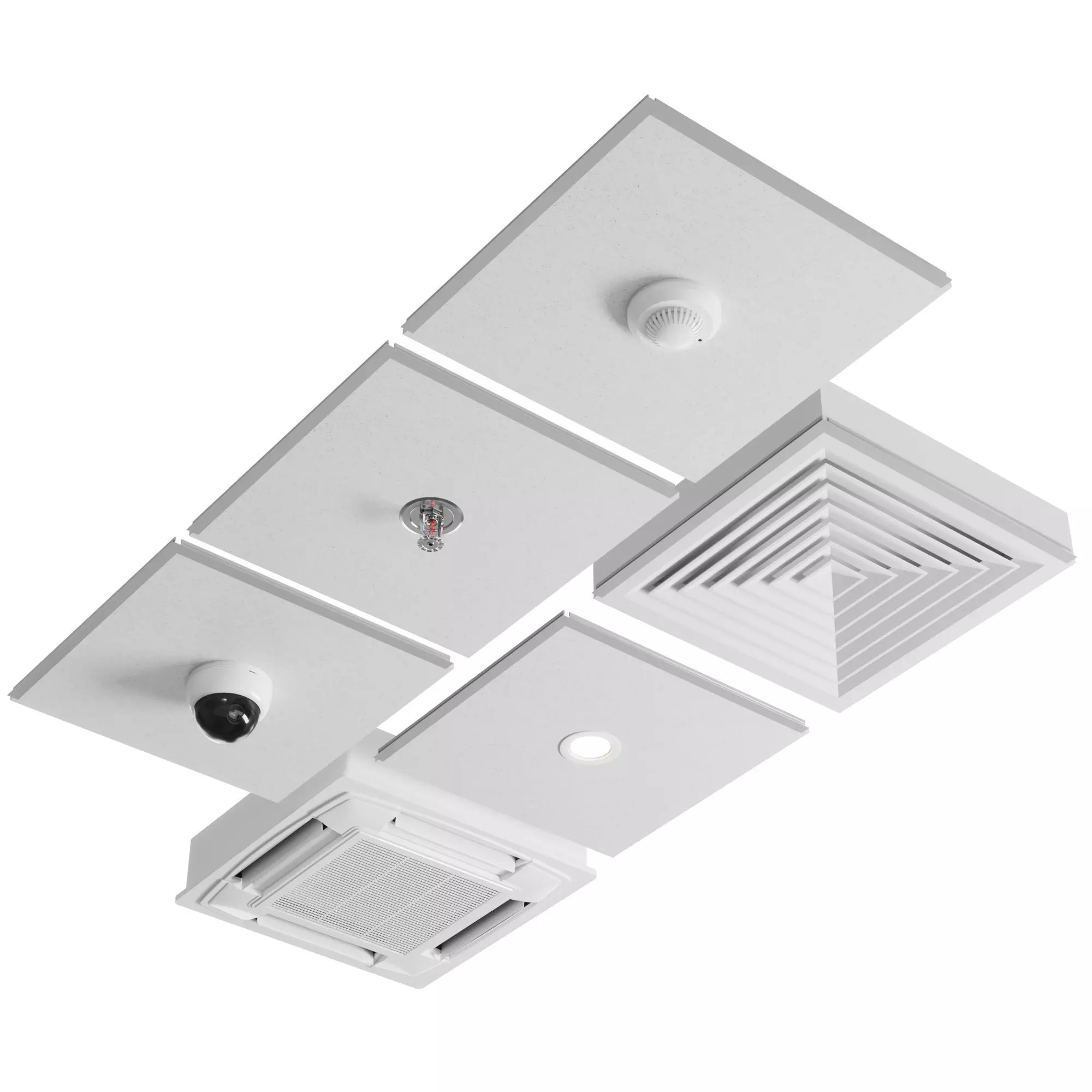 Armstrong Ceiling Classic 3D model_0