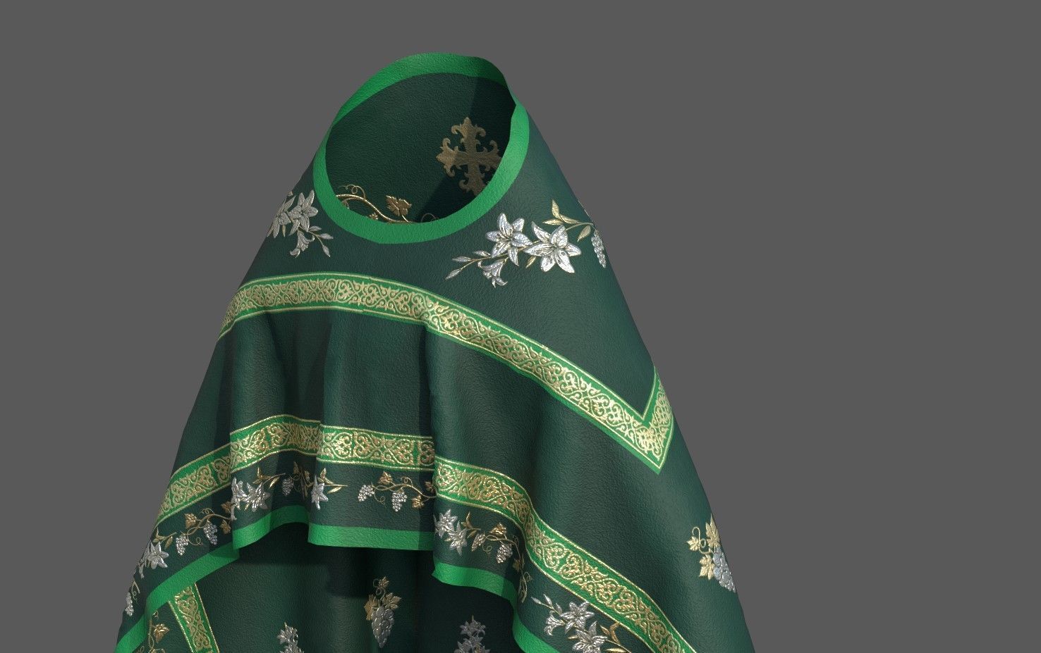 ORTODOX CHURCH PRIEST CLOTHING 3D model_7