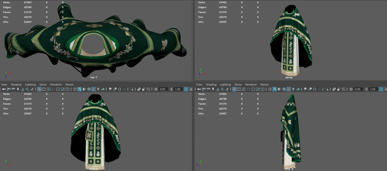 ORTODOX CHURCH PRIEST CLOTHING 3D model_15