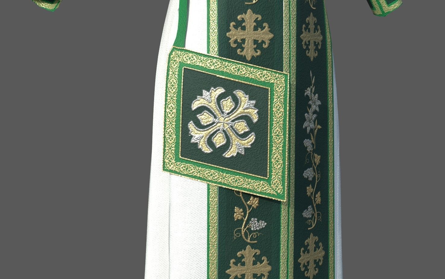 ORTODOX CHURCH PRIEST CLOTHING 3D model_5