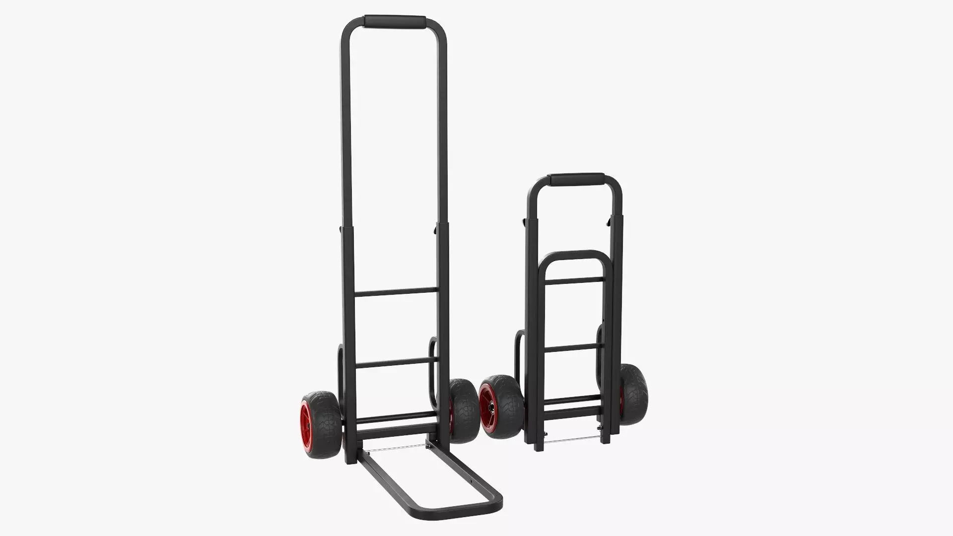 Transporting cart foldable 3D model_0