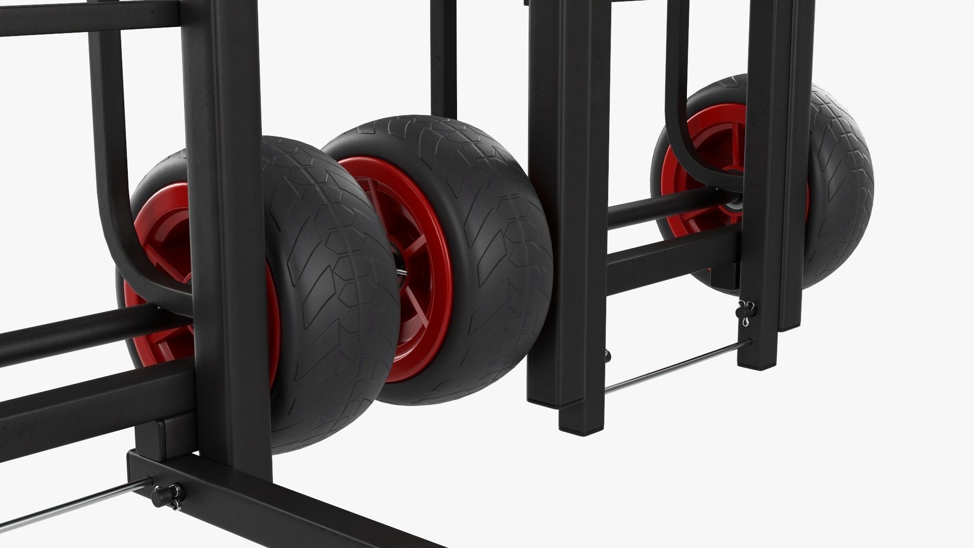 Transporting cart foldable 3D model_3