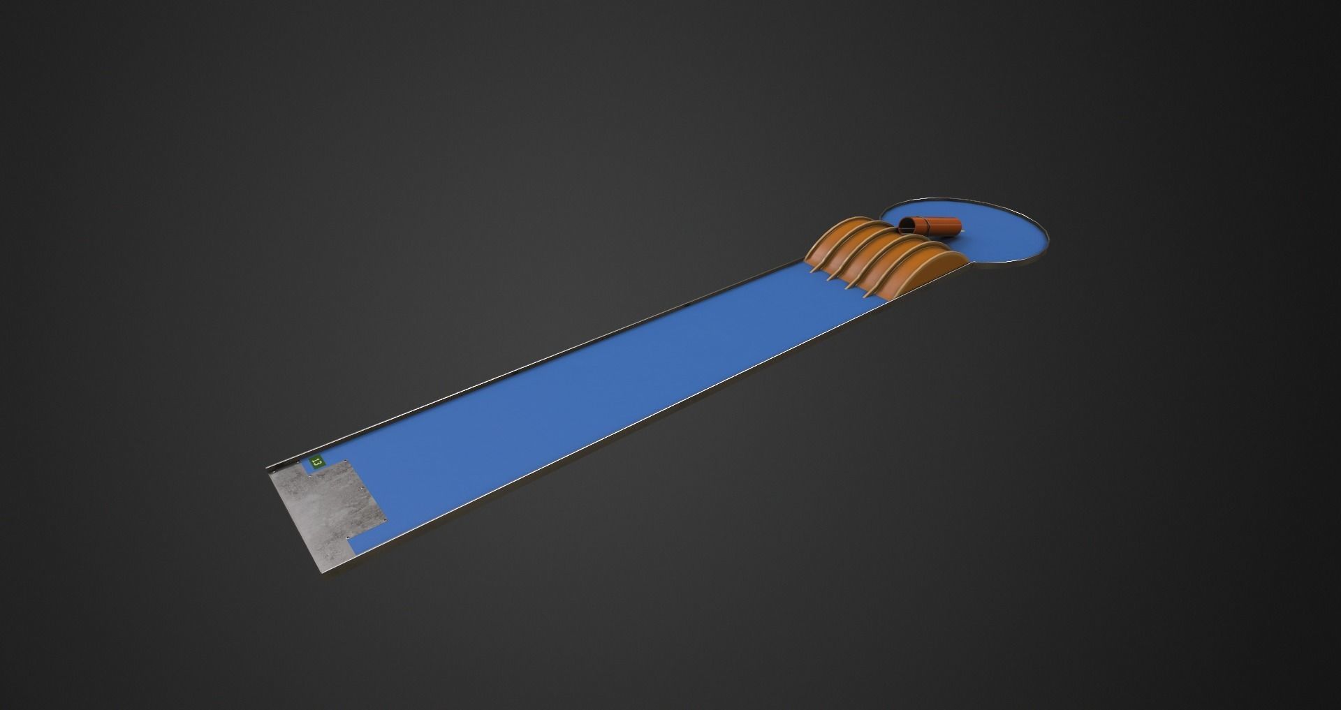 Low-Poly Minigolf Pack Low-poly 3D model_34