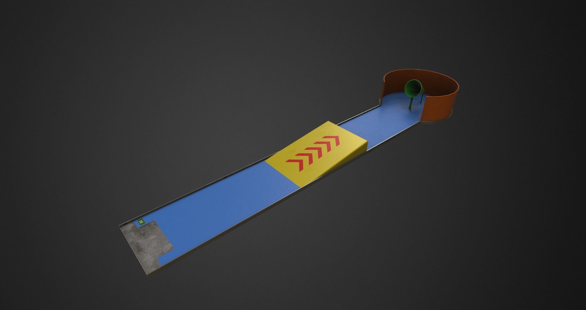 Low-Poly Minigolf Pack Low-poly 3D model_44