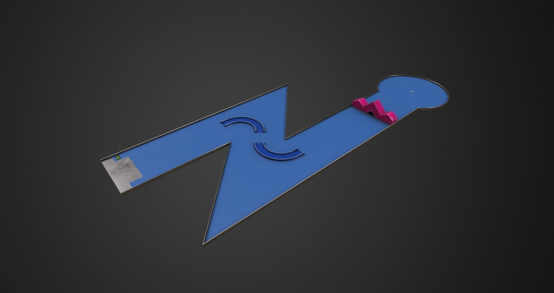 Low-Poly Minigolf Pack Low-poly 3D model_32