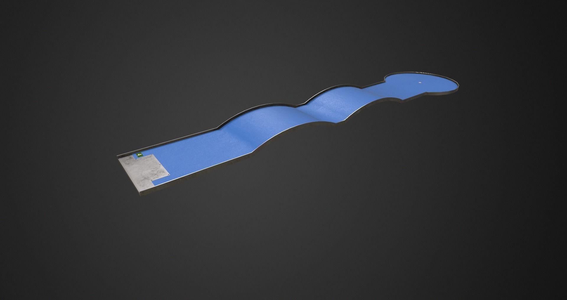 Low-Poly Minigolf Pack Low-poly 3D model_16