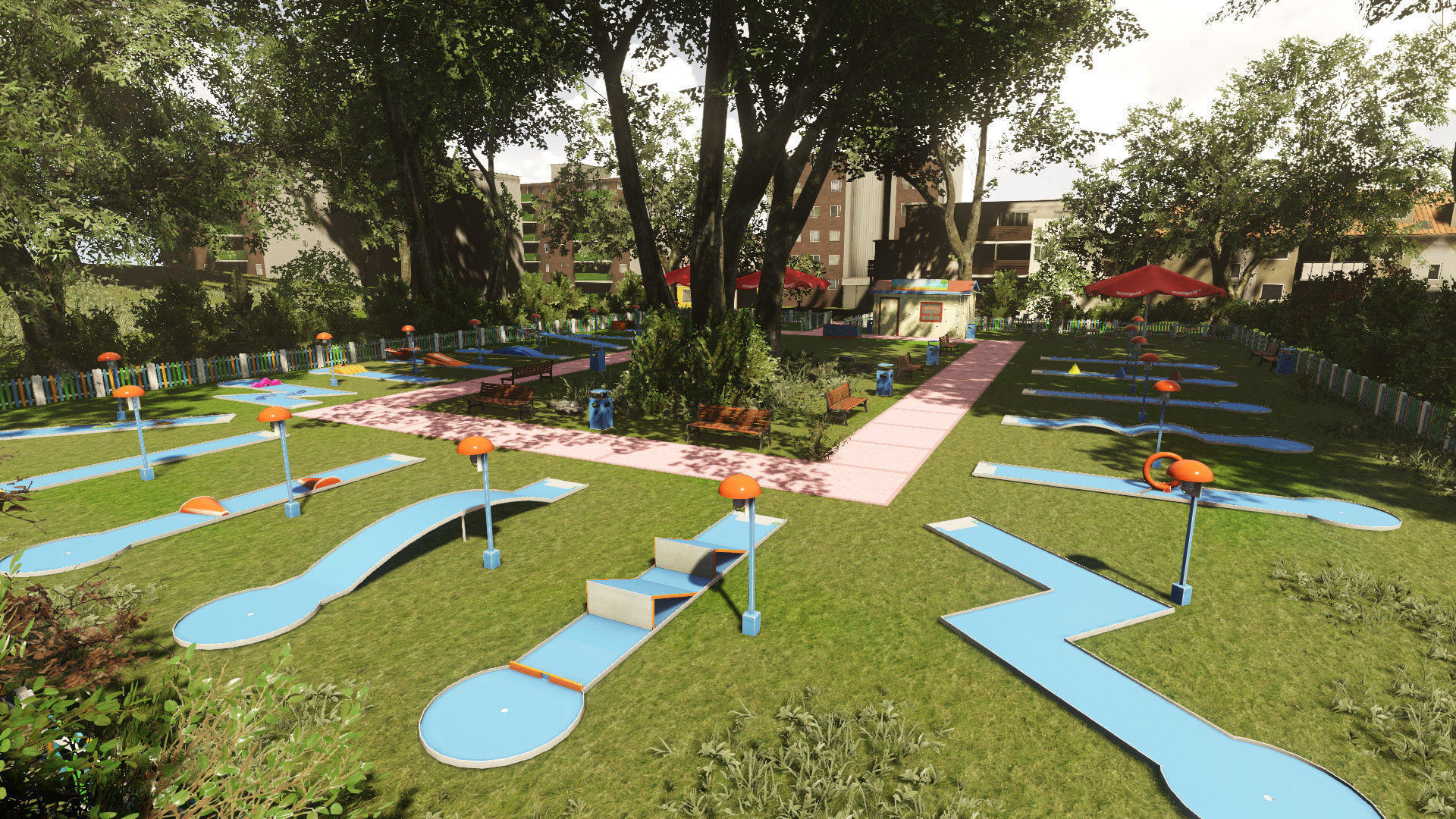 Low-Poly Minigolf Pack Low-poly 3D model_1