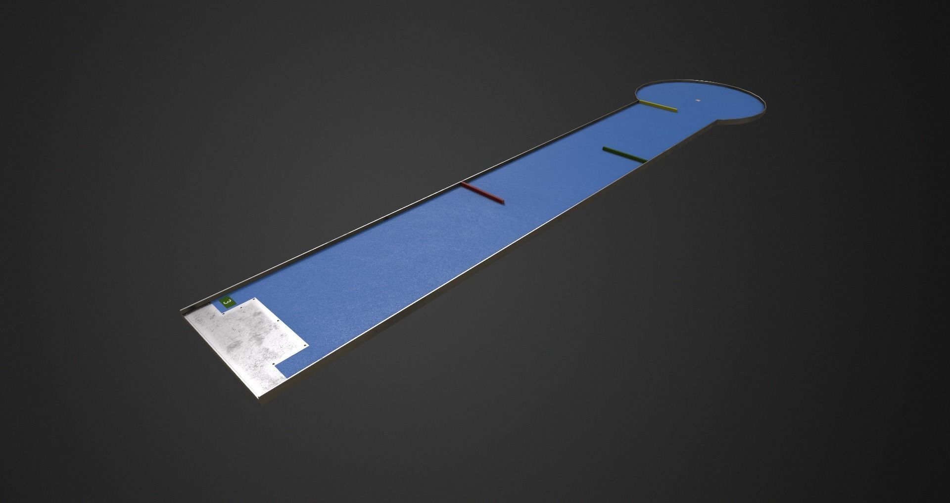 Low-Poly Minigolf Pack Low-poly 3D model_14