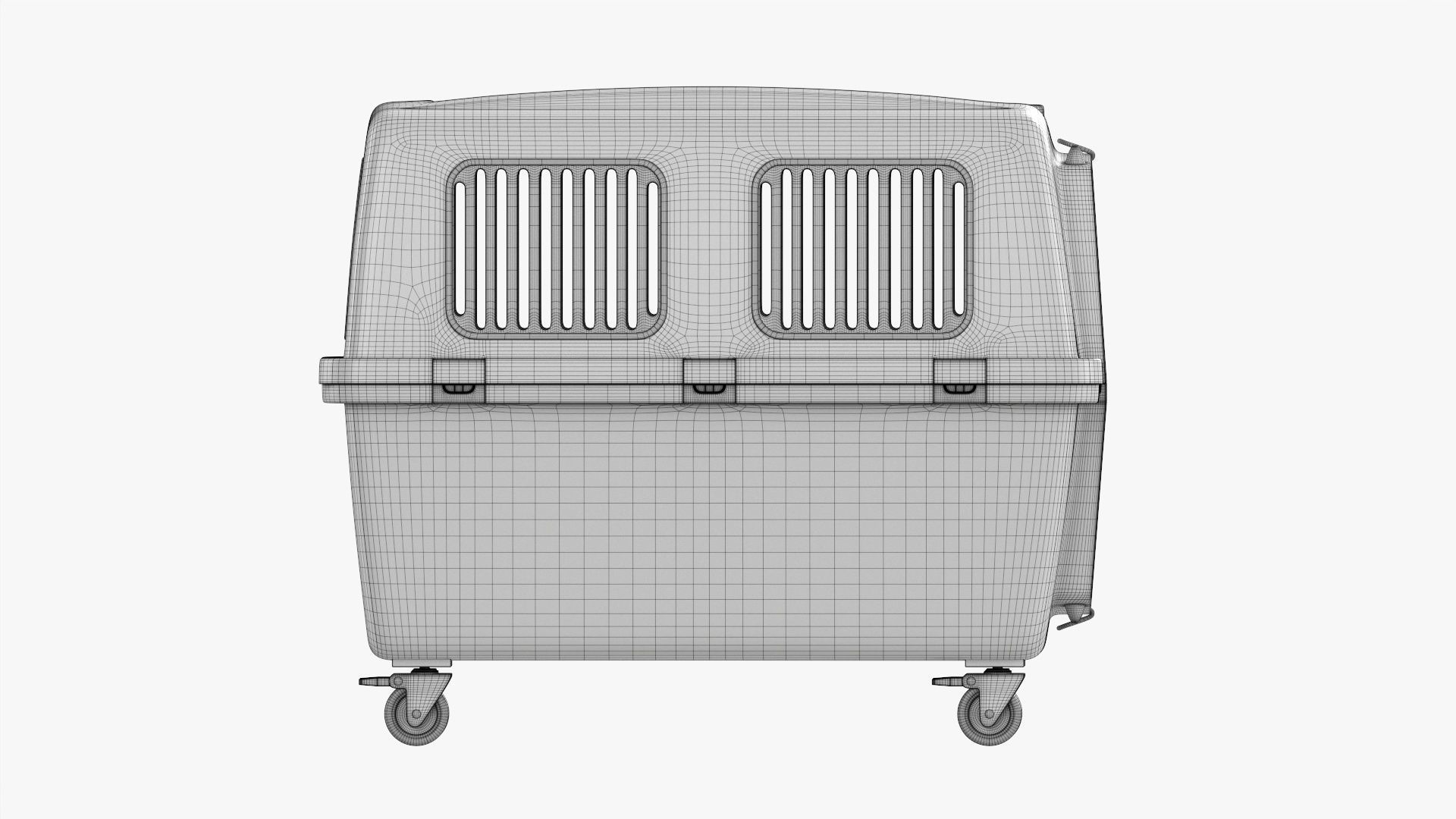 Large travel pet carrier 3D model_12