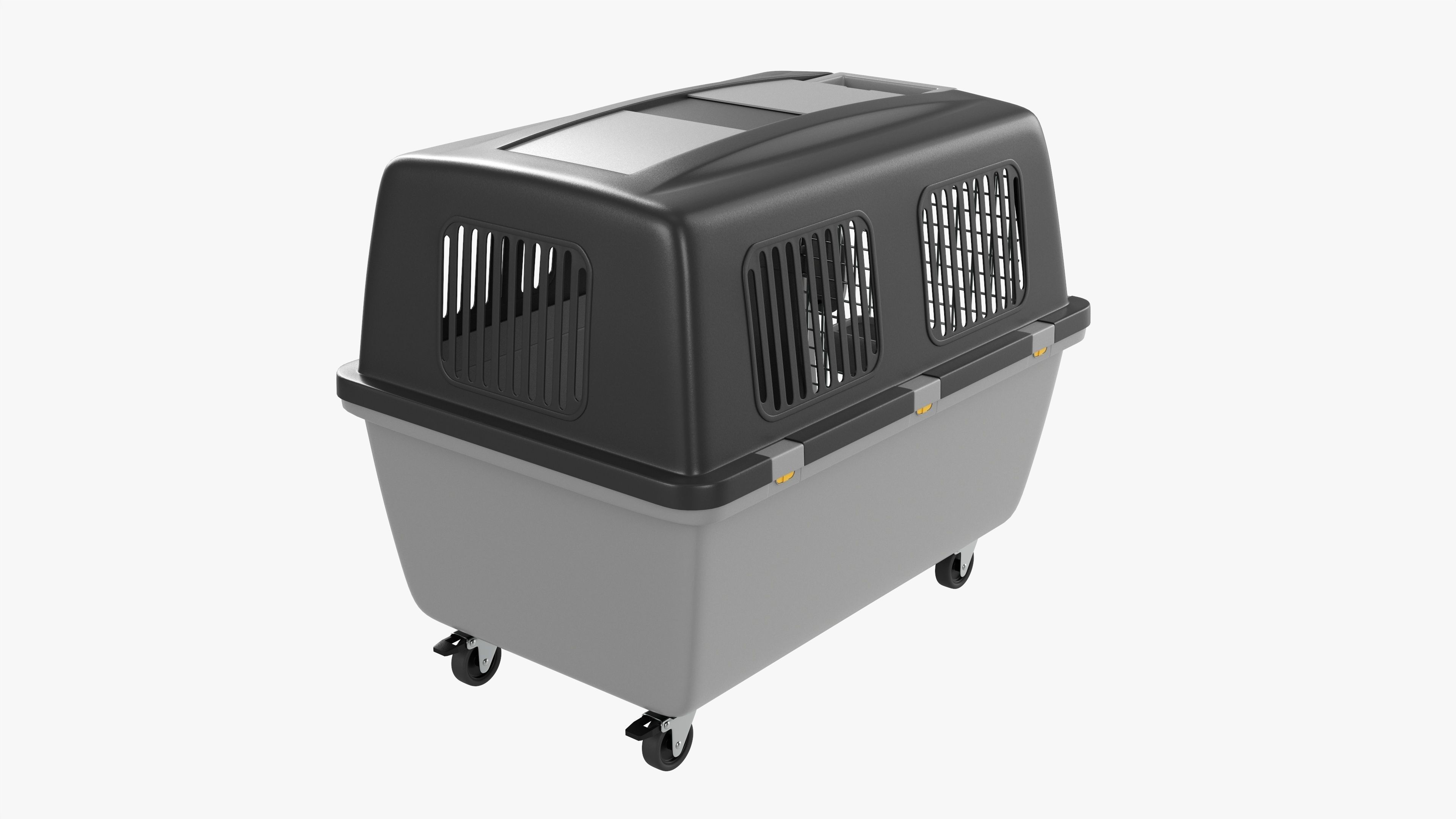Large travel pet carrier 3D model_1