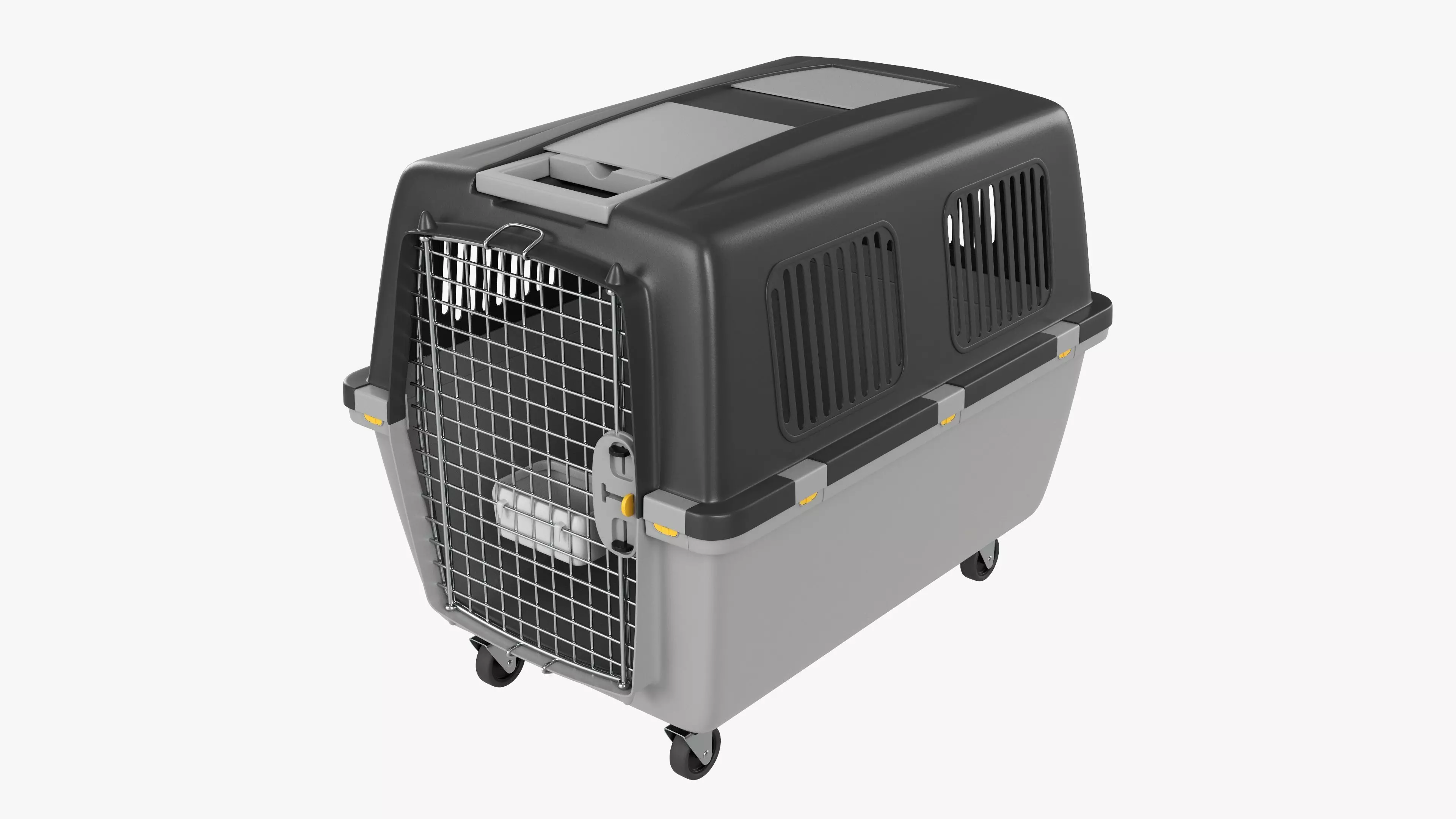 Large travel pet carrier 3D model_0