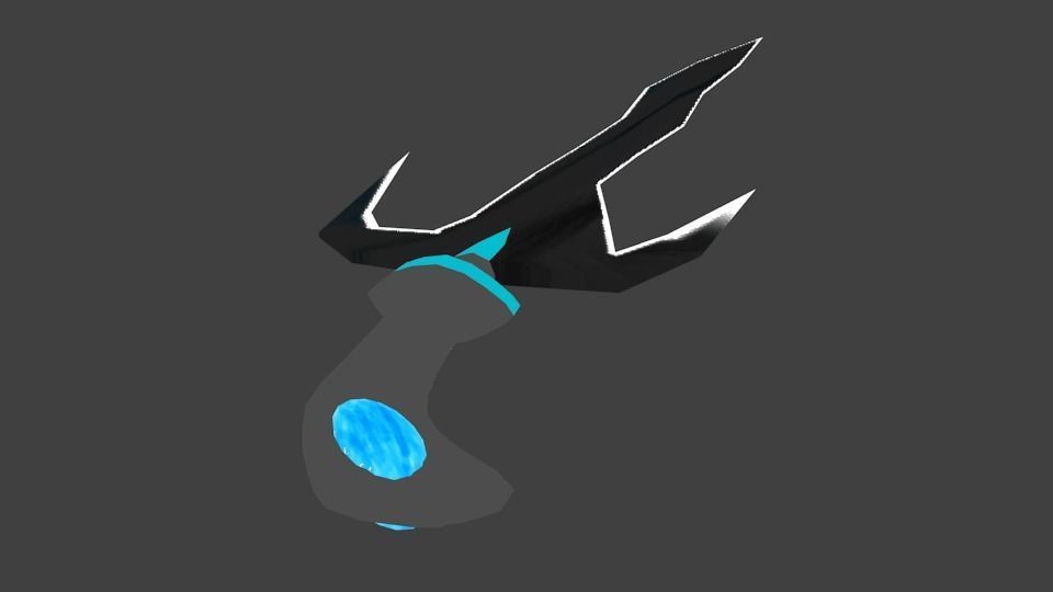 Kerisai-3 sword Low-poly 3D model_4