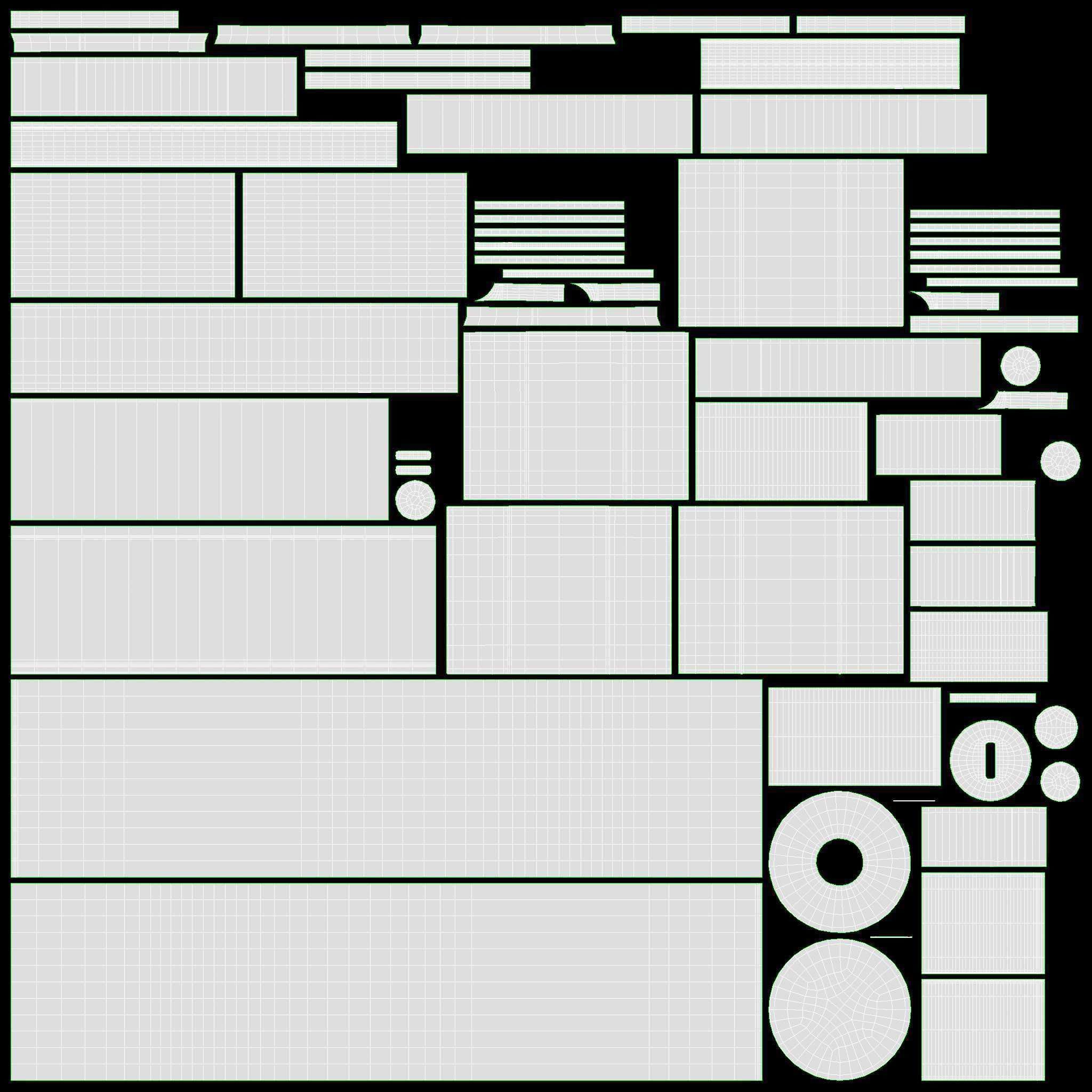 Guitar display cabinet with dreadnought guitar 3D model_28