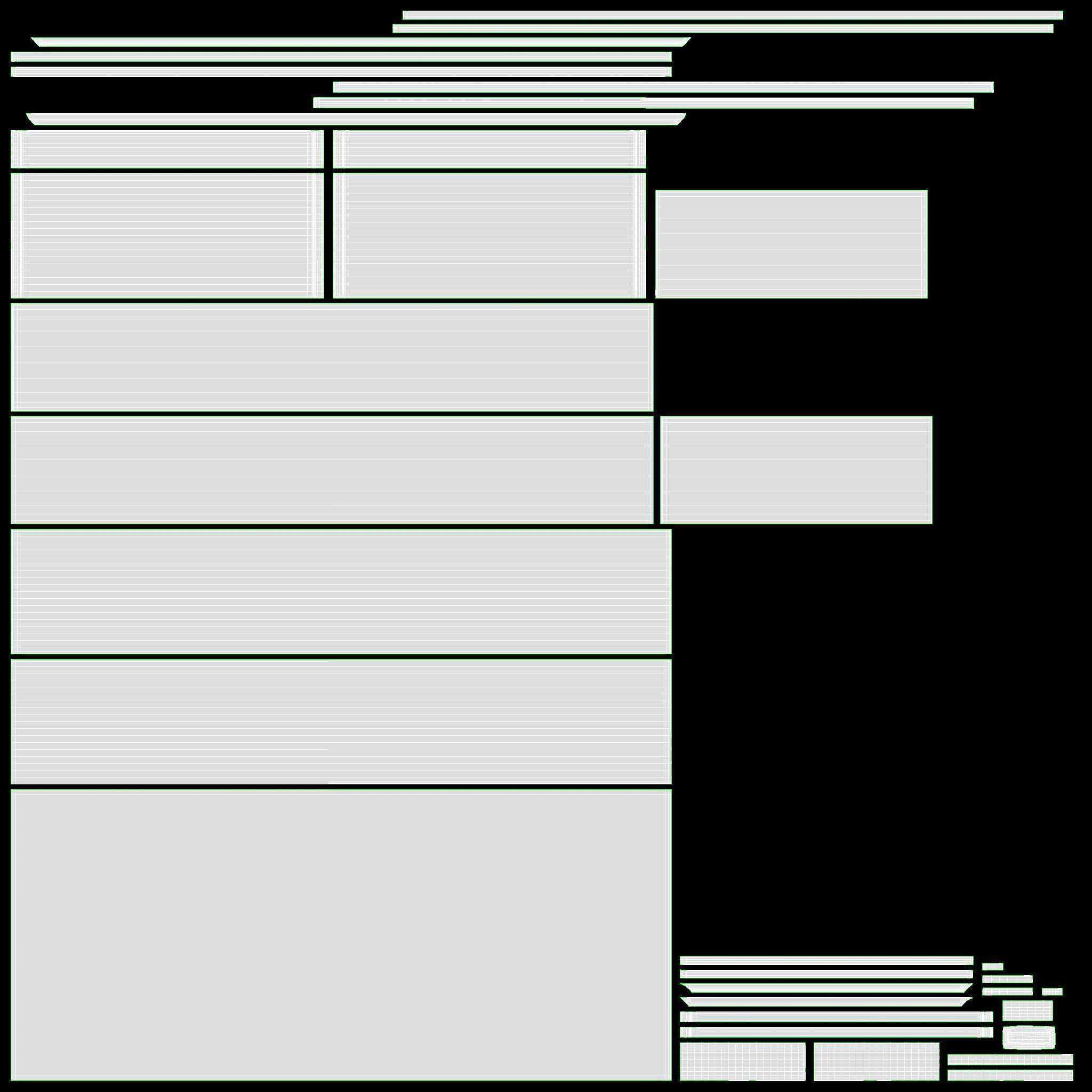Guitar display cabinet with dreadnought guitar 3D model_30