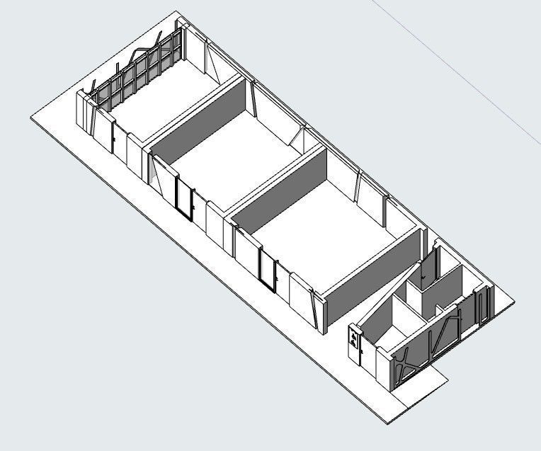 Mini-Mart  Shopping pavilion  3D model_4