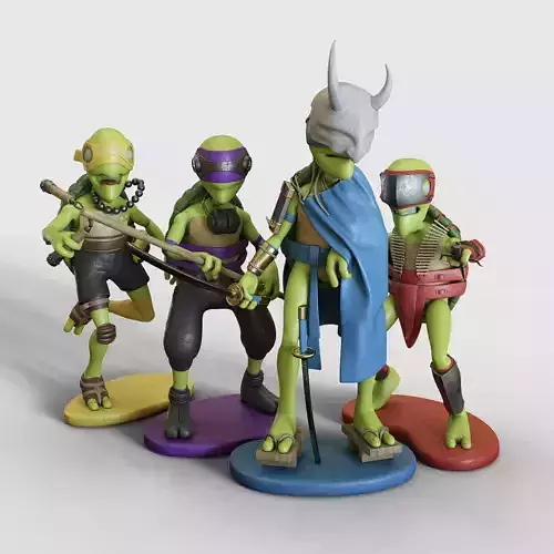Teenage Mutant Ninja Turtles figurines