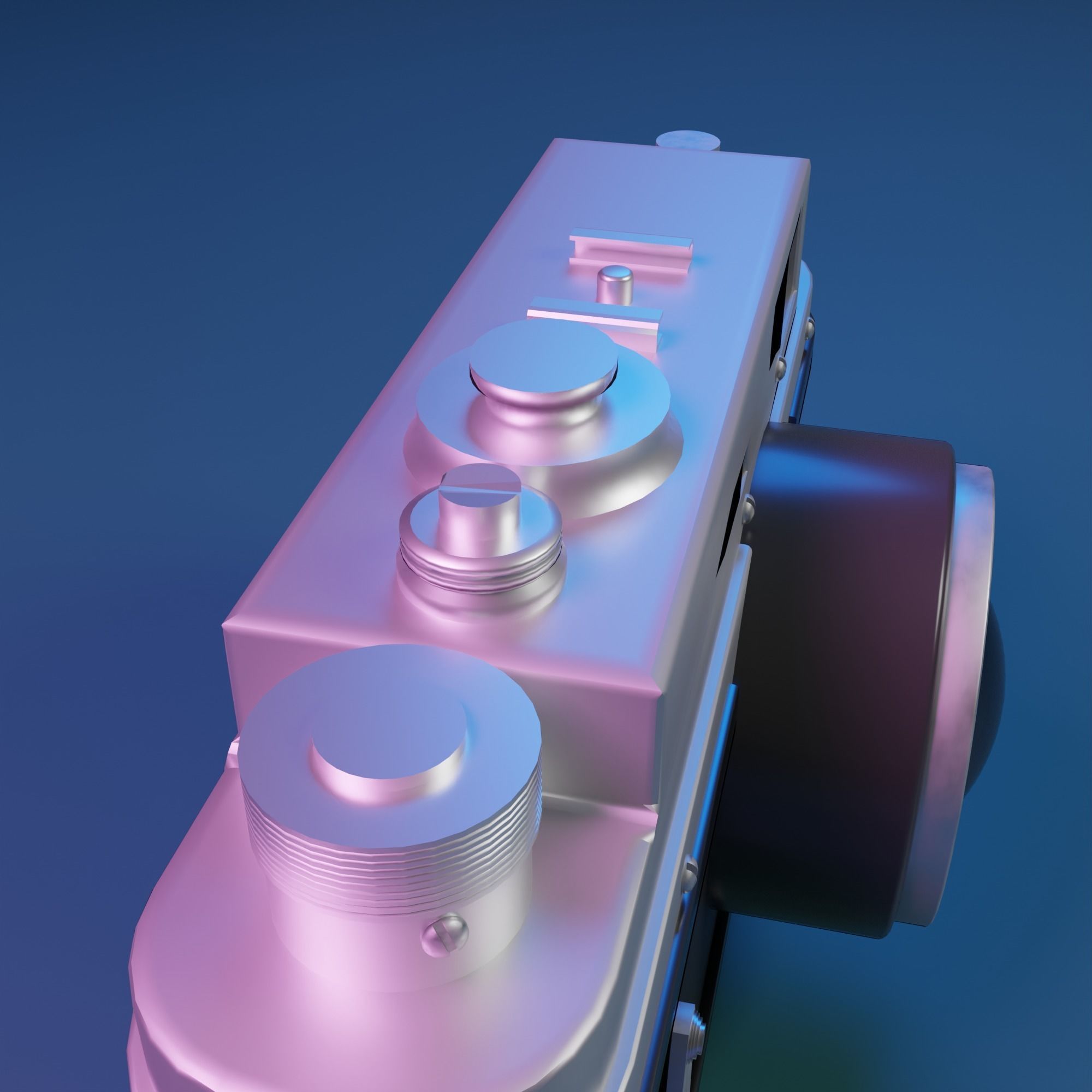 Vintage Camera 3D model_3