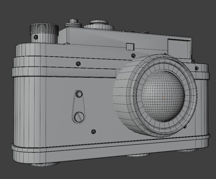 Vintage Camera 3D model_6