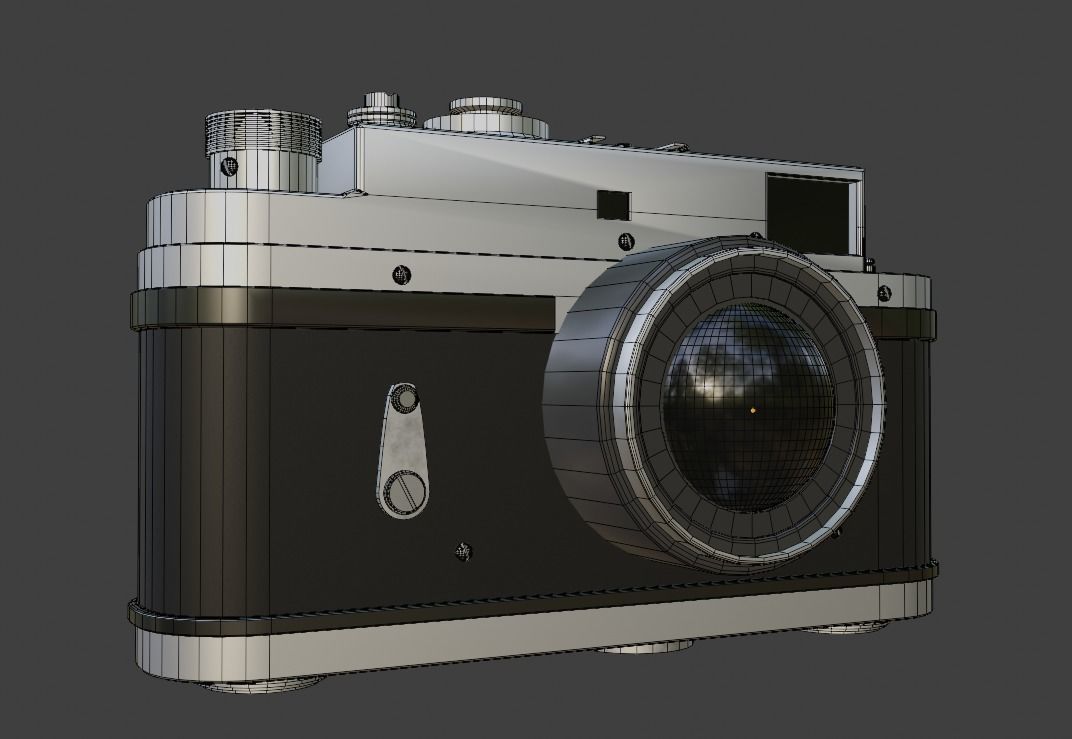 Vintage Camera 3D model_5