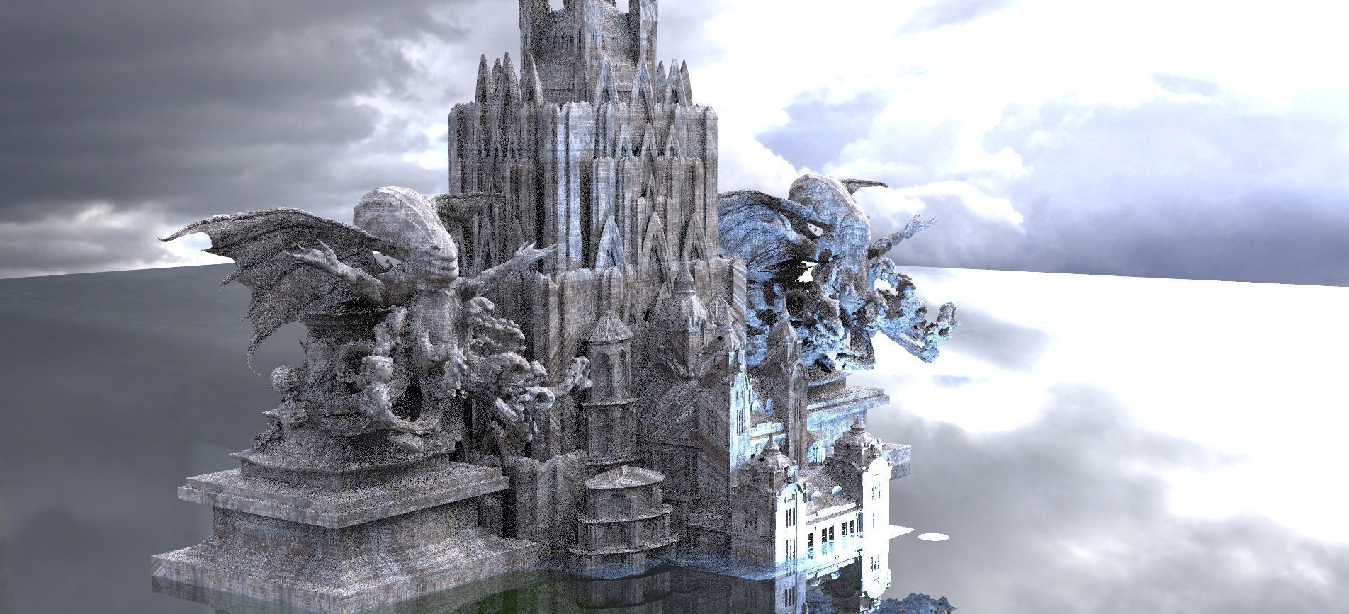 Temple of the Deep Cthulhu 1 3D model_1