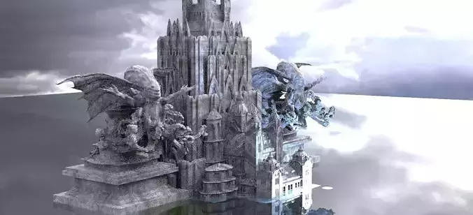 Temple of the Deep Cthulhu 1 3D model