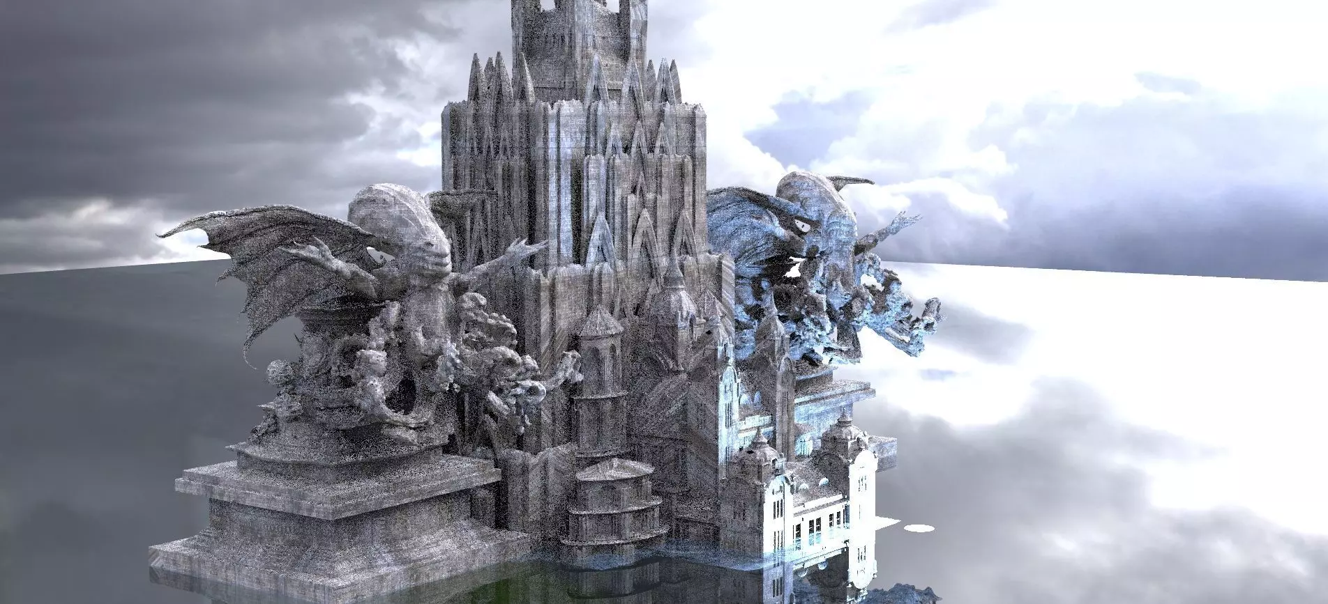 Temple of the Deep Cthulhu 1 3D model_0