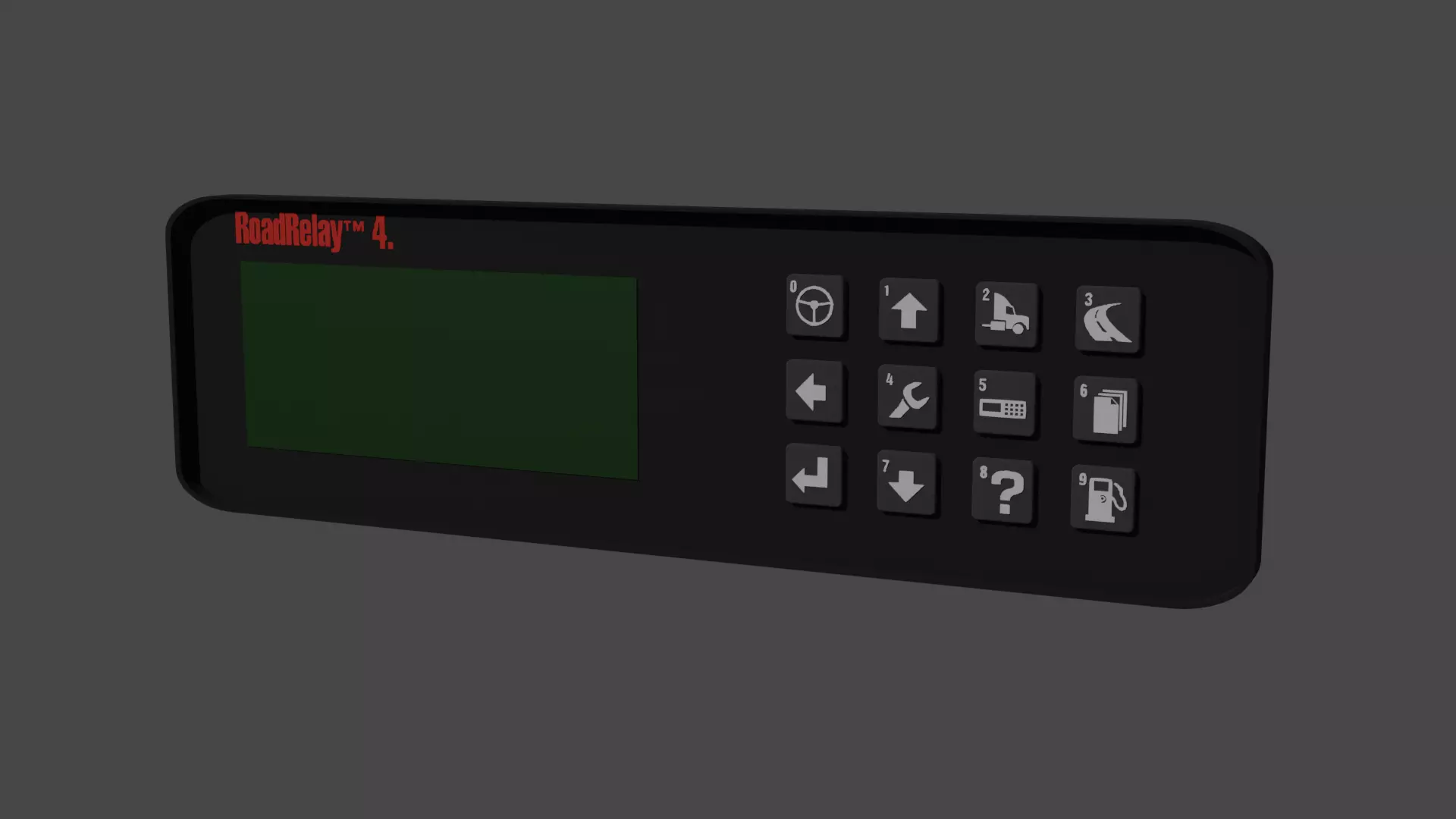Cummins RoadRelay4 Monitor 3D model