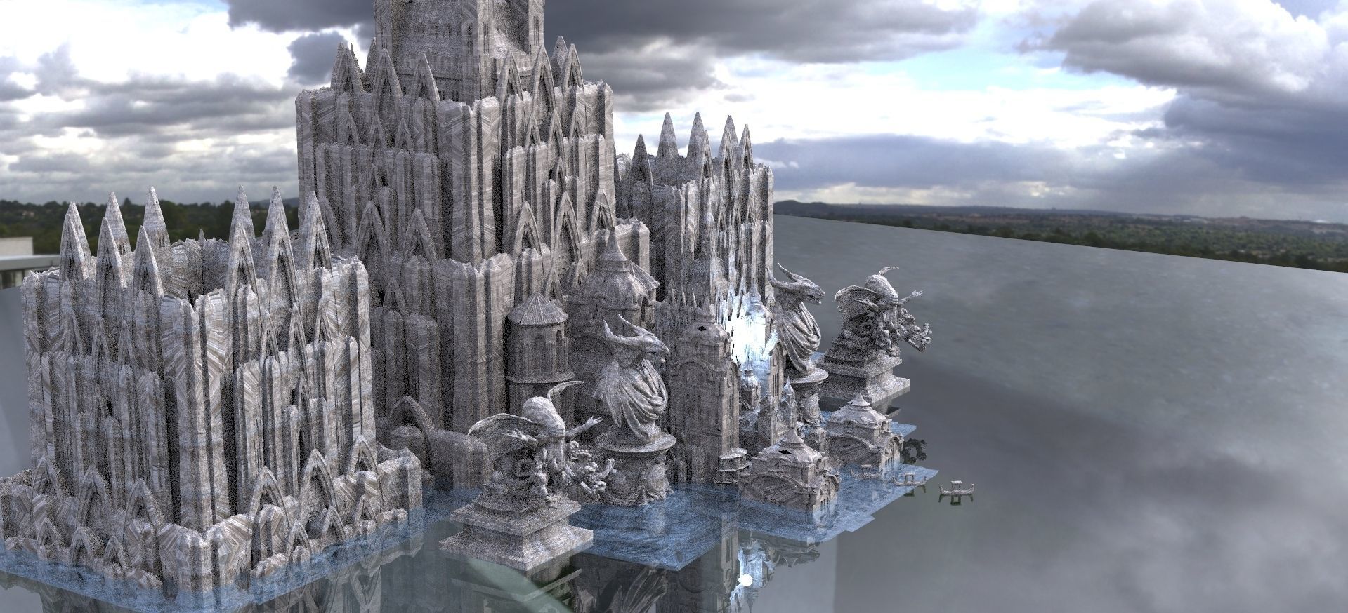 Cthulhu Sanctuary extended 3D model_1