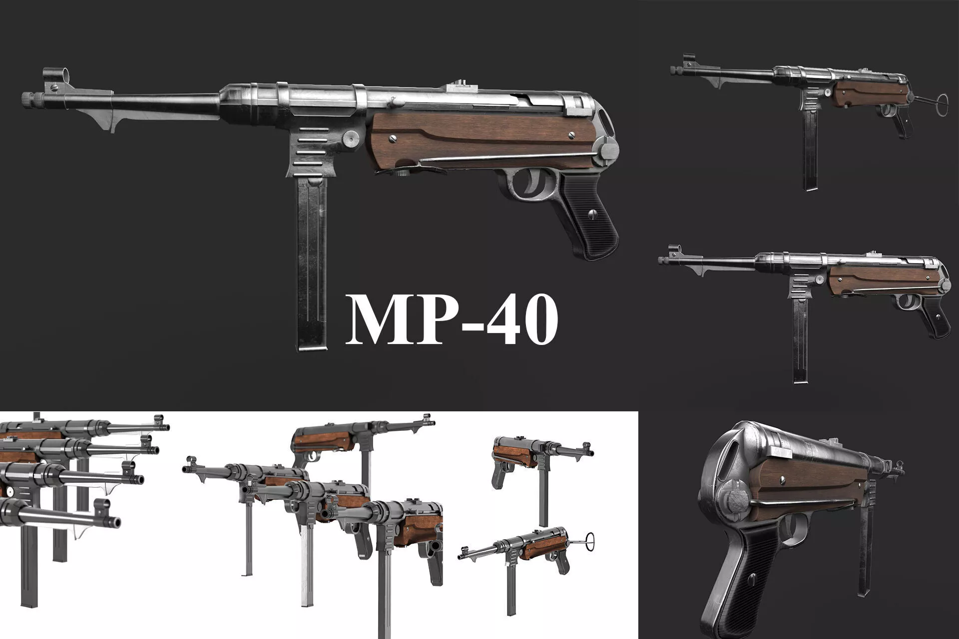 MP 40 3D model