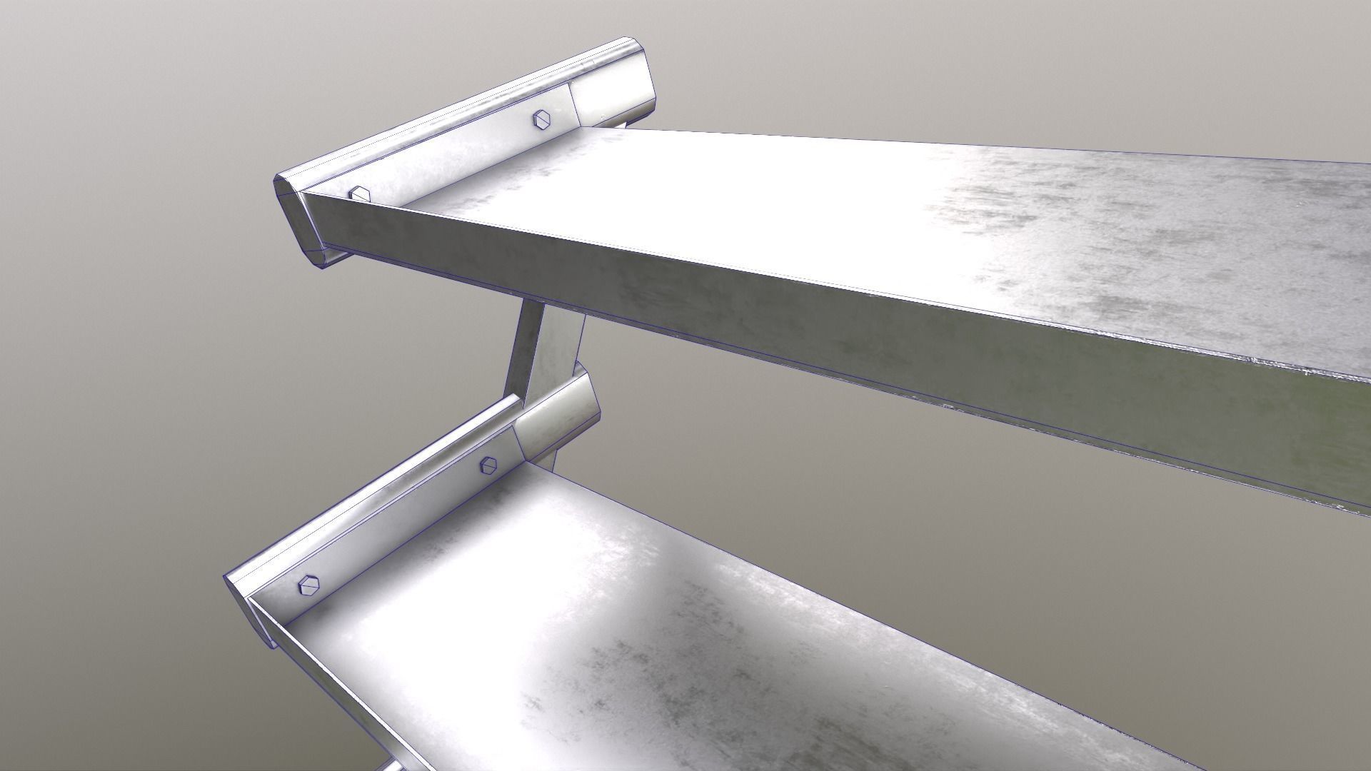 PBR Dumbbell Rack A Low-poly 3D model_19