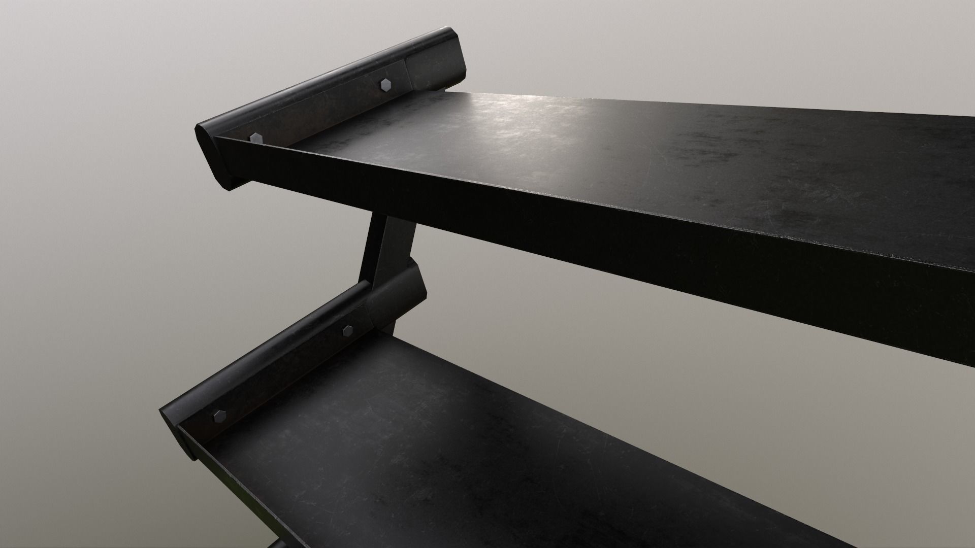 PBR Dumbbell Rack A Low-poly 3D model_7