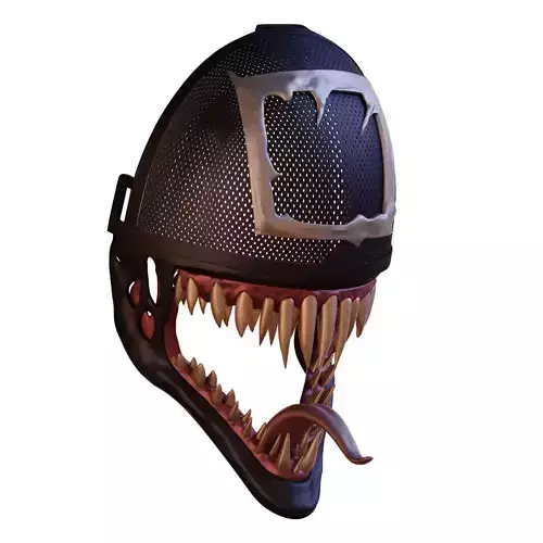 Venomized Squid Game Masked Manager face-shield 3D print model