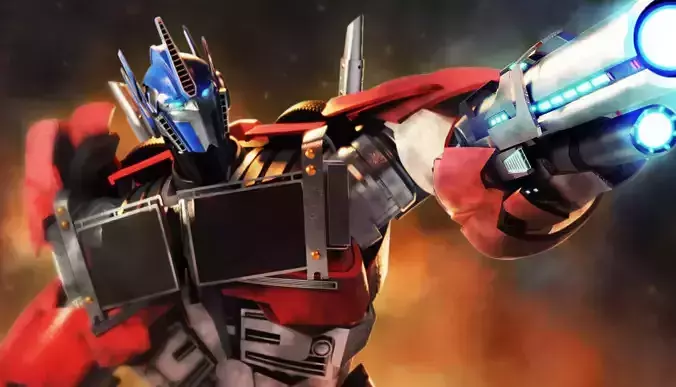 Optimus Prime Transformers Prime Character Rig Low-poly 3D model