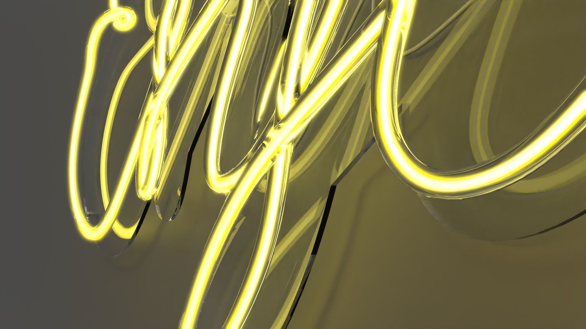 Enjoy - Neon Sign 3D model_4