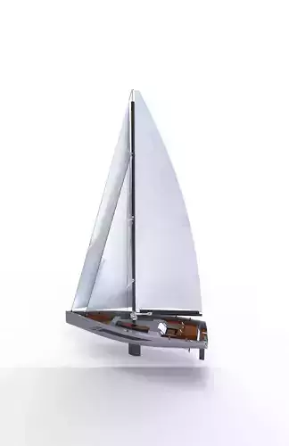 Racing Sailing Yacht