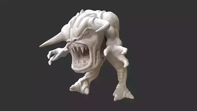 Doom Pinky Demon Print Model 3D print model