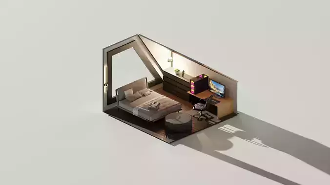 Bedroom Isometric 