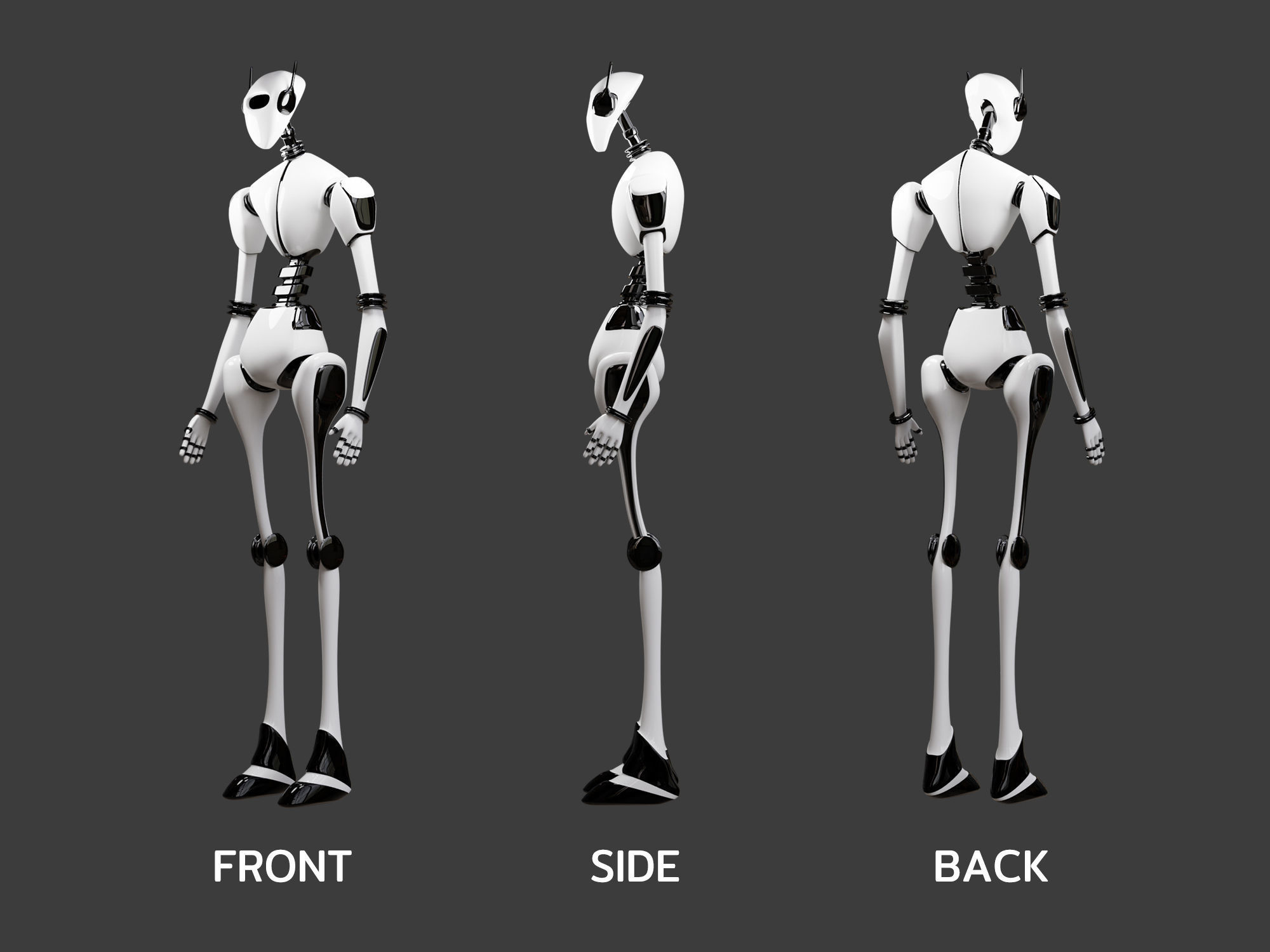 Robot design 3D model_1