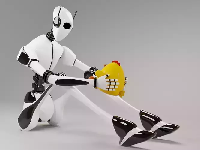 Robot design 3D model