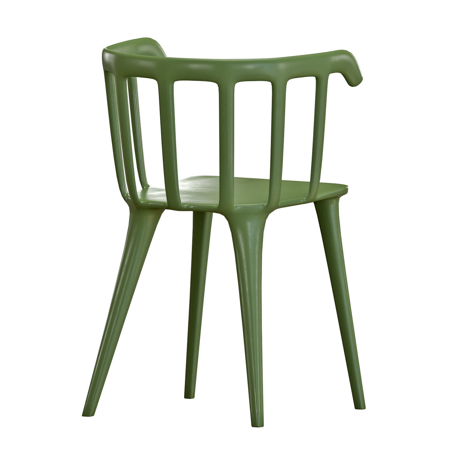 LISABO Table And Chairs set 2 3D model_2